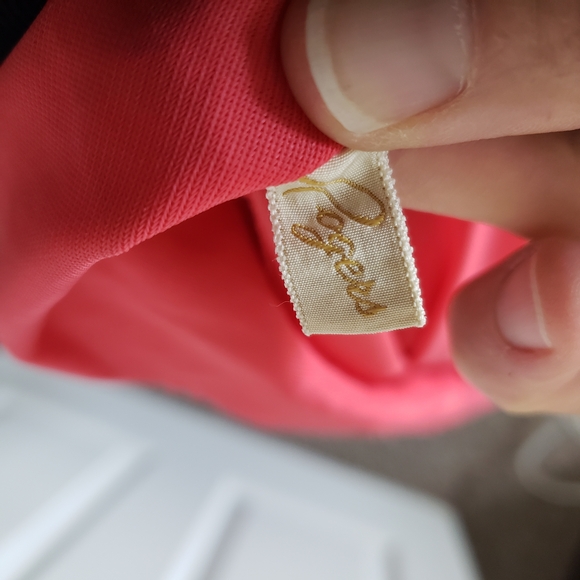 1960s Vintage 40" Bust Pink Lace Half Dress Slip Nightgown Loungewear #16 - Picture 6 of 11